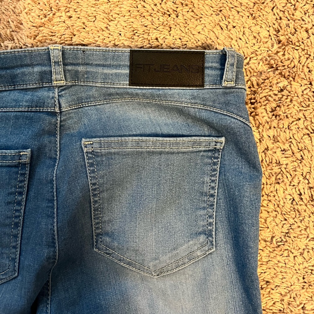 FITJEANS Blue Skinny Jeans High-Waisted Stretch - Picture 3 of 10